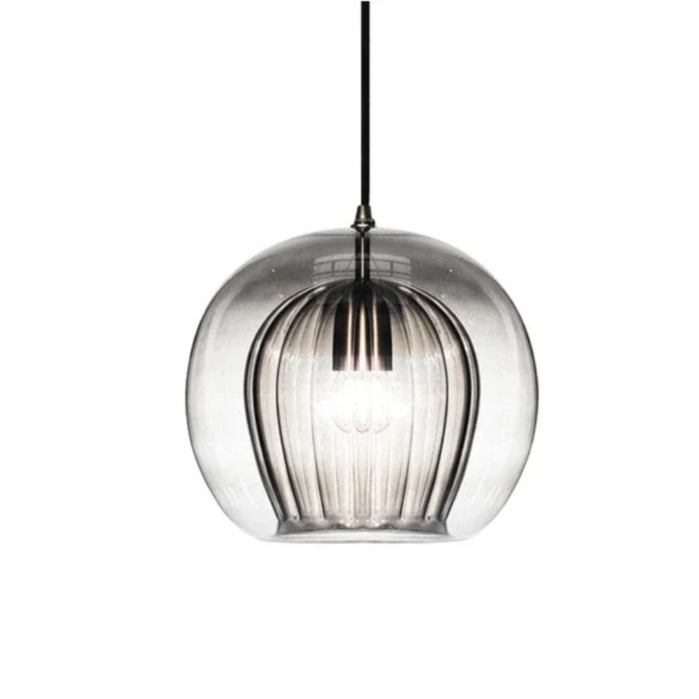 Elara Haus Pendant a doppio vetro – Cupola luminosa a coste