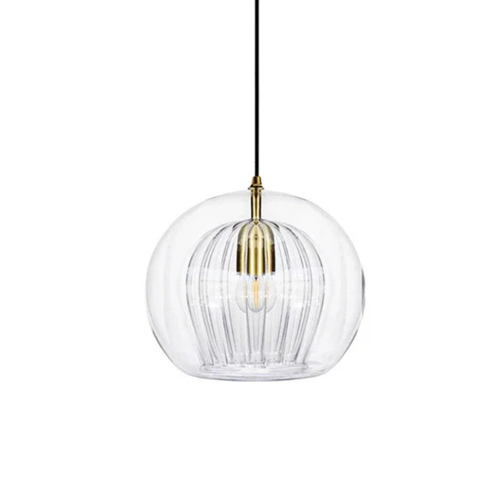 Elara Haus Pendant a doppio vetro – Cupola luminosa a coste