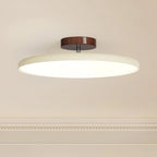 Elara Haus Drift Retro Flush Mount – Luce da soffitto smaltata in Salvia e Terracotta