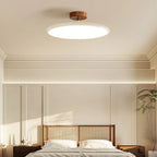 Elara Haus Drift Retro Flush Mount – Luce da soffitto smaltata in Salvia e Terracotta
