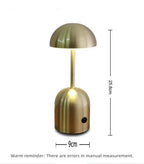 Lampada da Tavolo Curva Elegante Elara Haus - Senza Fili e Dimmerabile