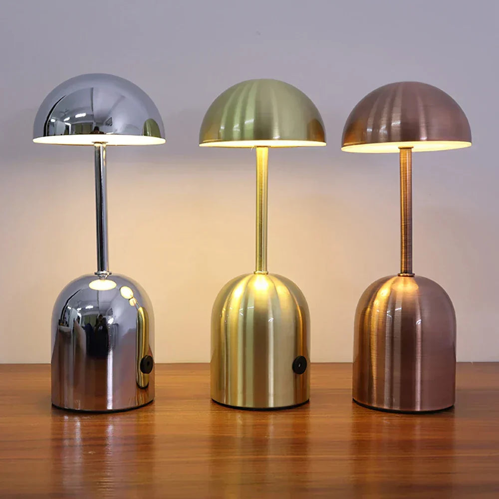 Lampada da Tavolo Curva Elegante Elara Haus - Senza Fili e Dimmerabile