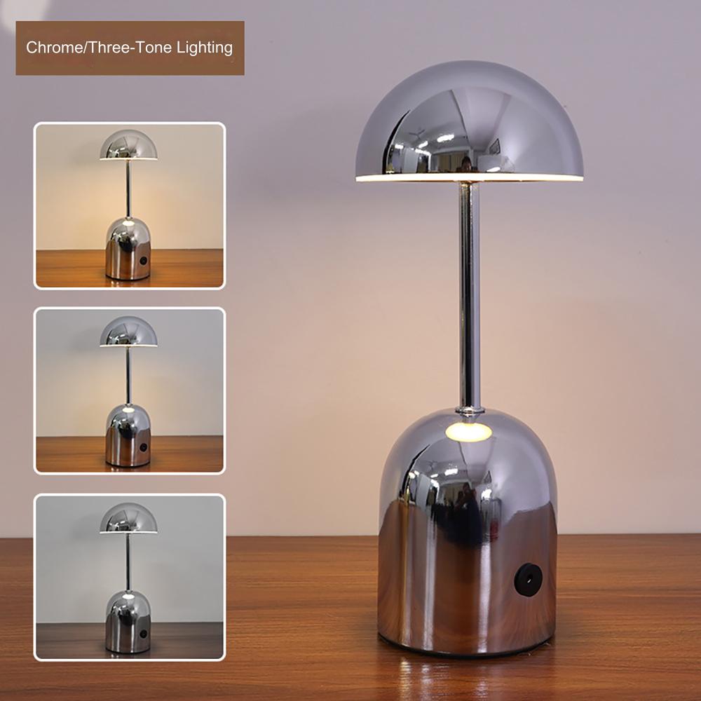 Lampada da Tavolo Curva Elegante Elara Haus - Senza Fili e Dimmerabile