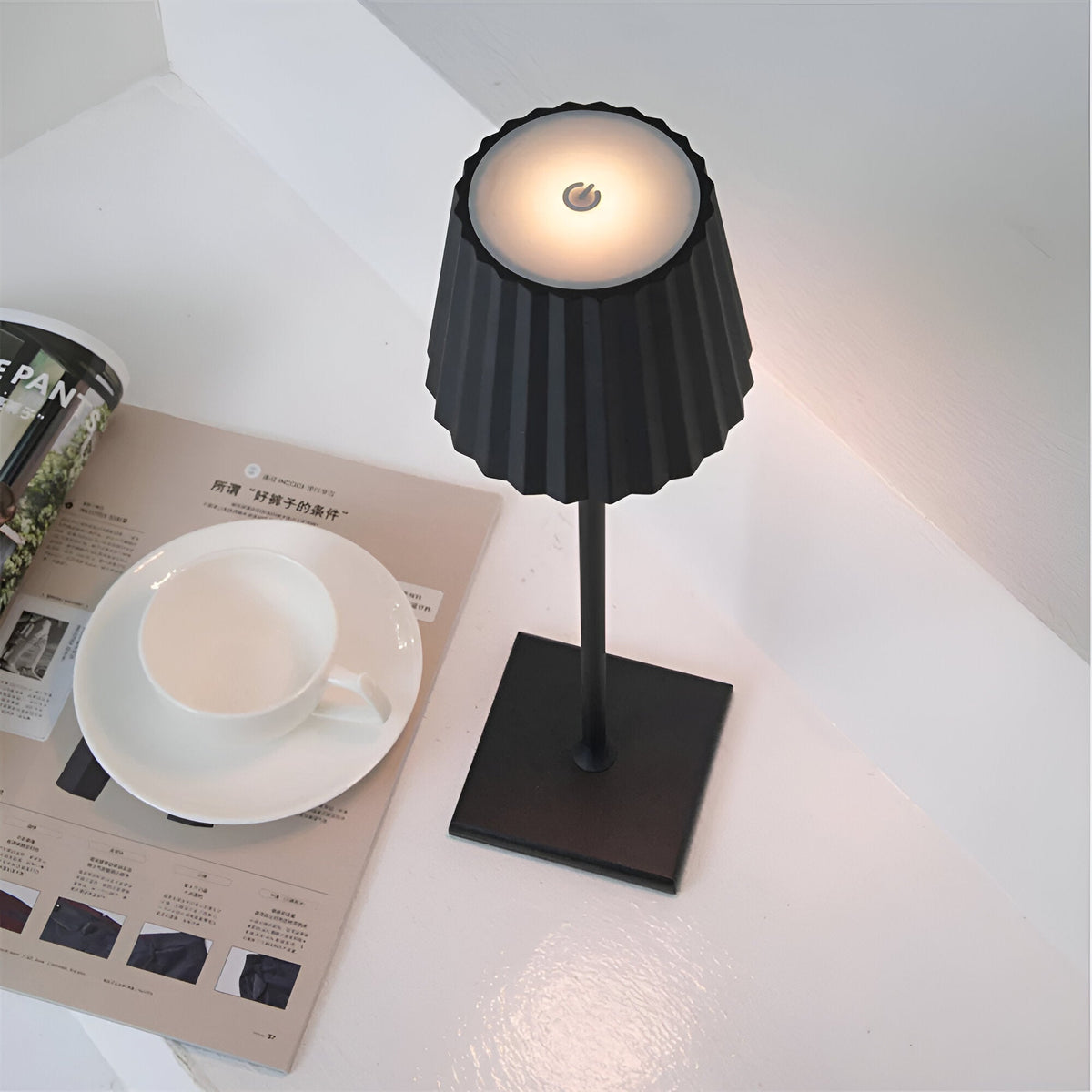 Elara Haus Lampada da Tavolo Elegante - Dimmer Touch Senza Fili