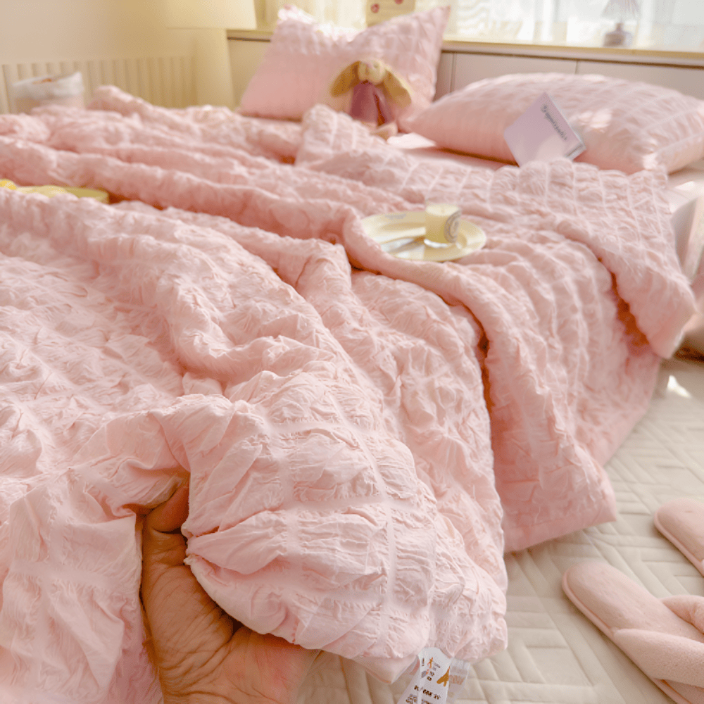 Elara Haus Copriletto Elegante per Camera da Letto - Design Moderno Semplice