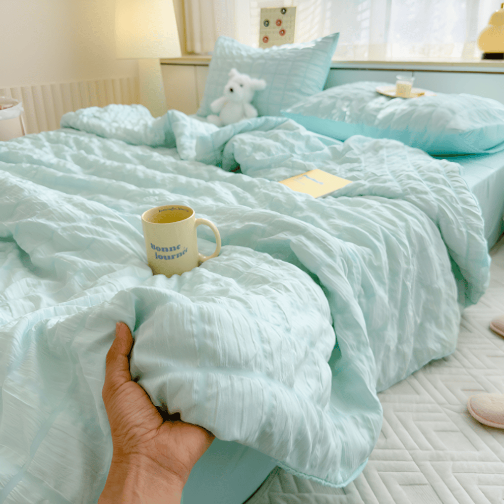 Elara Haus Copriletto Elegante per Camera da Letto - Design Moderno Semplice