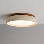 Elara Haus Lampada da Soffitto Flush Mount - Lampada a LED in Travertino Naturale