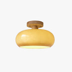 Elara Lampada da Soffitto a Incasso - Lampade LED in Legno e Vetro