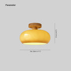 Elara Lampada da Soffitto a Incasso - Lampade LED in Legno e Vetro