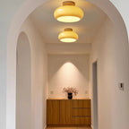 Elara Lampada da Soffitto a Incasso - Lampade LED in Legno e Vetro