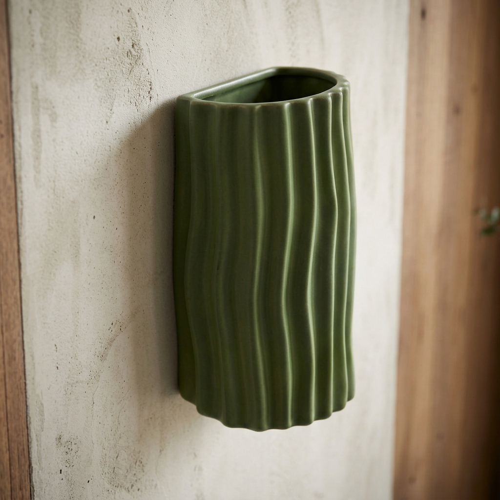Applique a Muro in Resina Fluted Elara