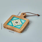 Elara Haus Heritage Timber & Ceramic Trivet