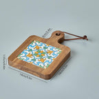 Elara Haus Heritage Timber & Ceramic Trivet