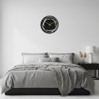 Orologio da parete geometrico artistico di alta qualità Elara Haus - Movimento silenzioso