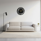 Orologio da parete geometrico artistico di alta qualità Elara Haus - Movimento silenzioso
