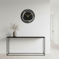 Orologio da parete geometrico artistico di alta qualità Elara Haus - Movimento silenzioso