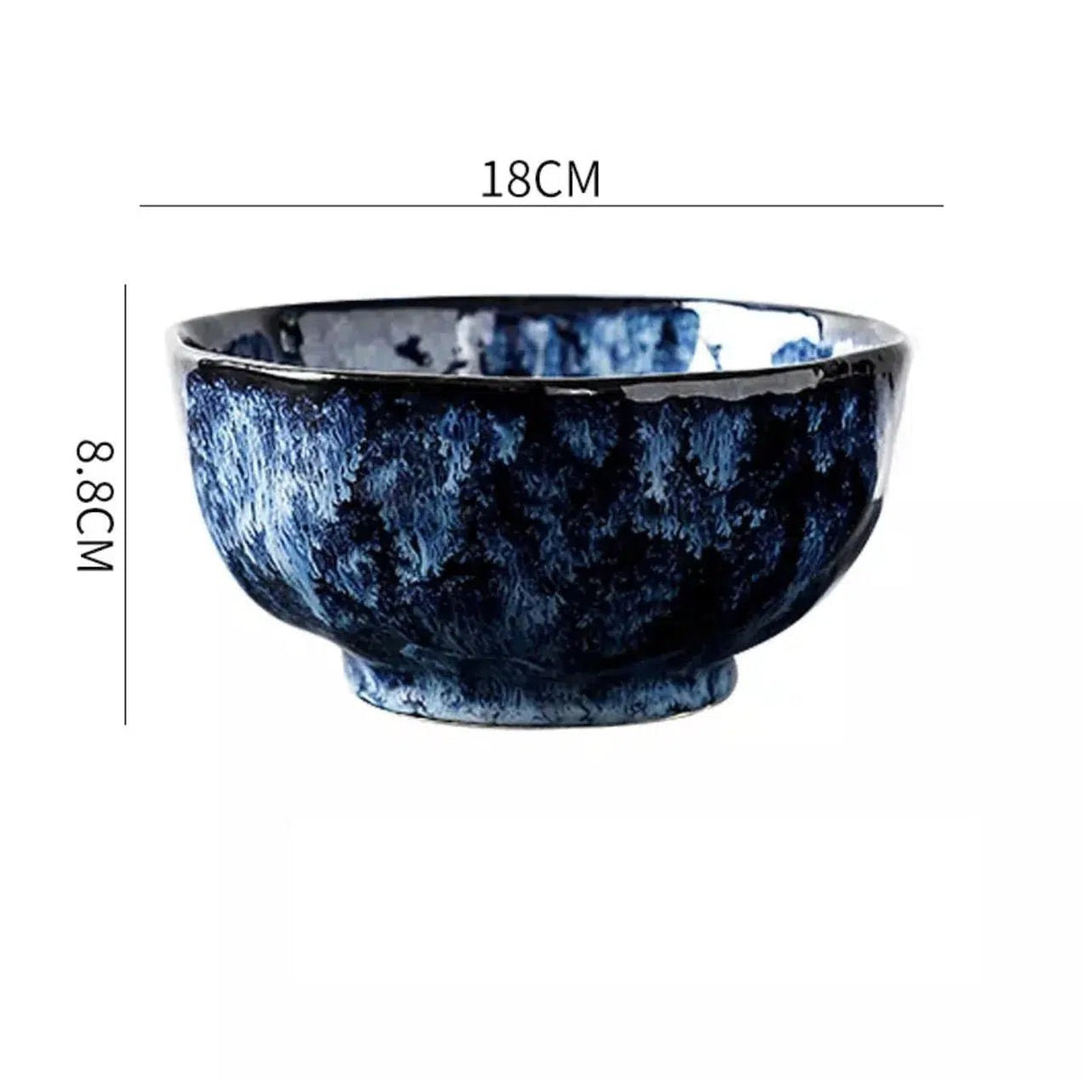 Elara Haus Indigo Galactic – Ciotola da Intingere in Stile Giapponese Artigianale