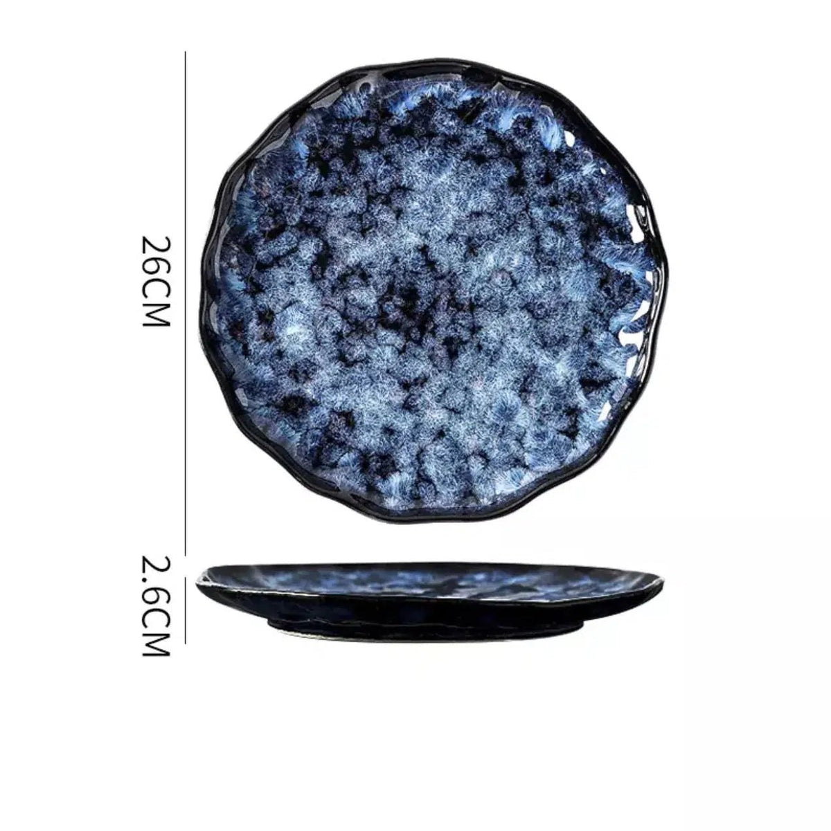 Elara Haus Indigo Galactic – Ciotola da Intingere in Stile Giapponese Artigianale