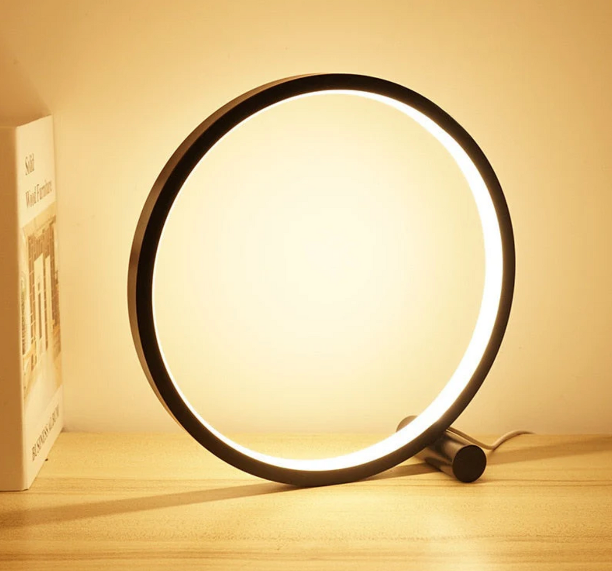 Lampada Elara Haus Infinite Circle - Lampada da Notte LED Minimalista