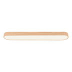 Elara Haus Japandi Rovere Naturale Ovale LED Flush Mount