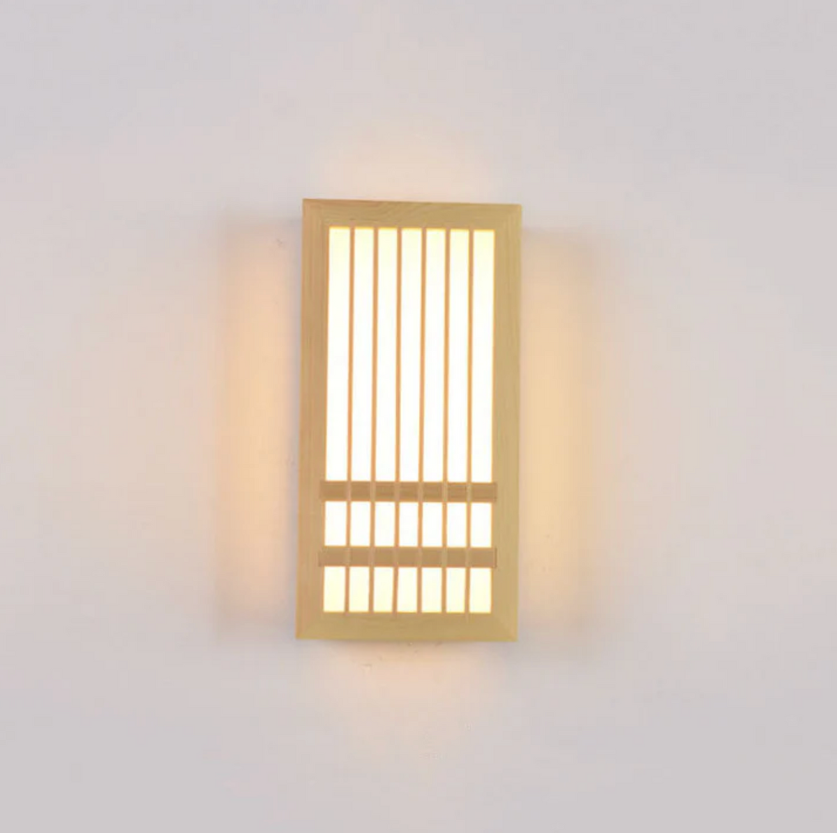 Elara Haus Japandi Lampada da Parete LED in Legno
