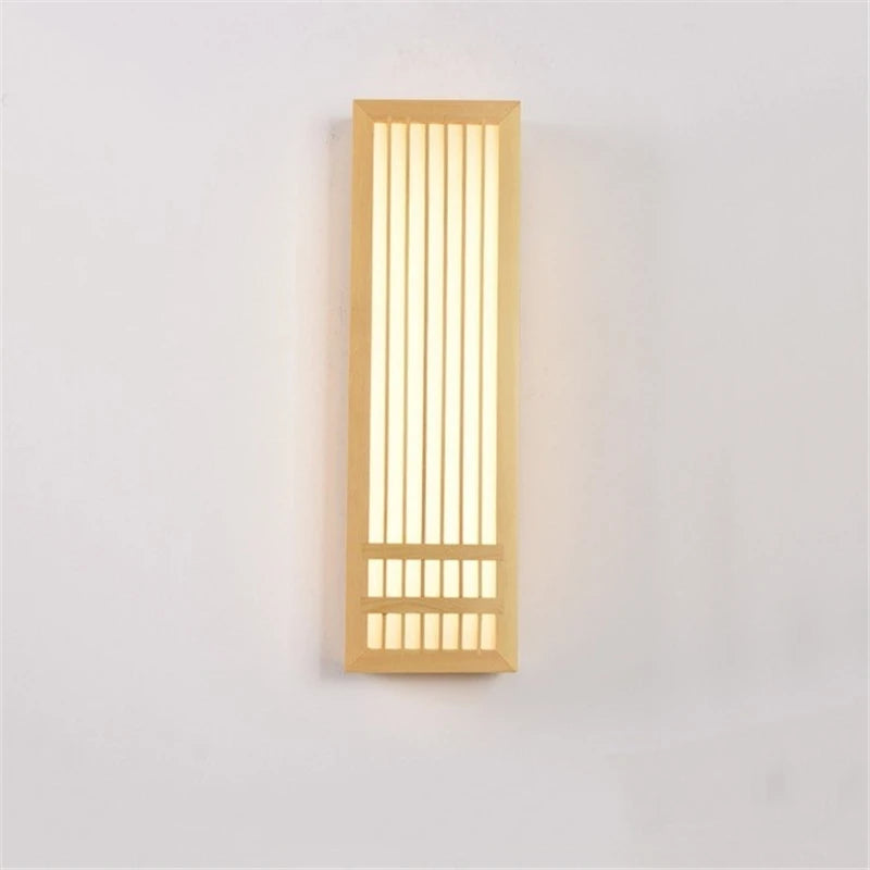 Elara Haus Japandi Lampada da Parete LED in Legno