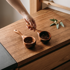 Elara Haus Kintsugi Mestolo – Cucchiaio Architettonico in Legno Massello Japandi