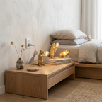 Elara Haus Kintsugi Murid – Lampada a forma di topo in resina dorata Japandi