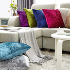 Cuscino Elara Haus in Velluto Crush Luxuoso con Tocco Morbido