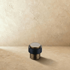 Elara Haus Fermaporta di Lusso in Ottone Architettonico e Nero Opaco