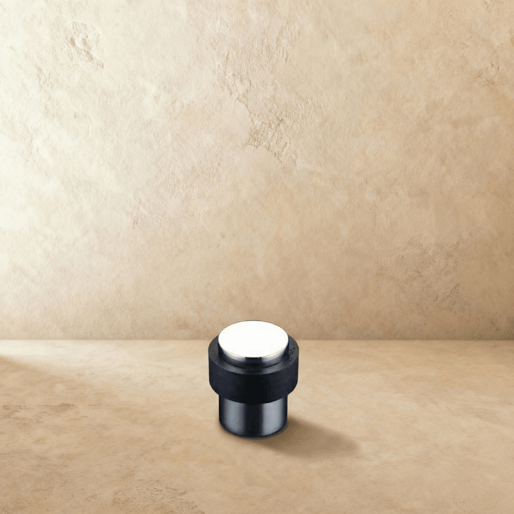 Elara Haus Fermaporta di Lusso in Ottone Architettonico e Nero Opaco