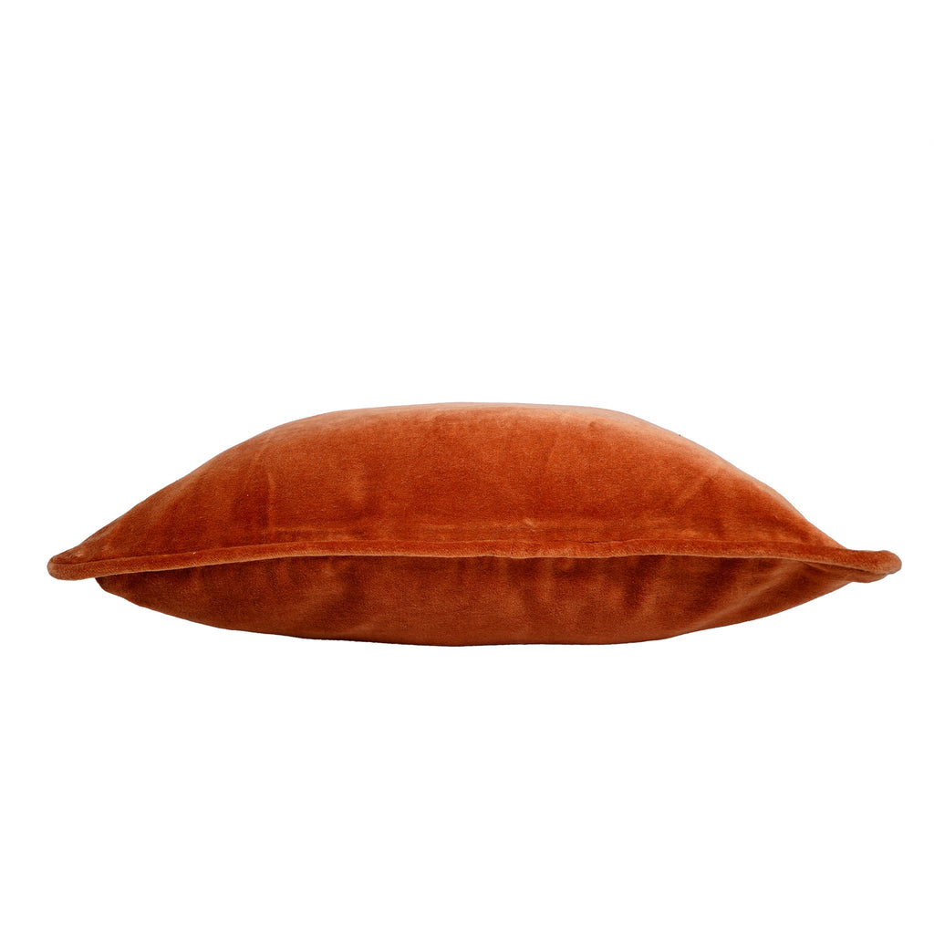 Cuscino Decorativo in Velluto di Cotone di Lusso Elara Haus con Bordo Flangiato