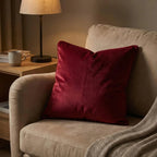 Cuscino Decorativo in Velluto di Cotone di Lusso Elara Haus con Bordo Flangiato