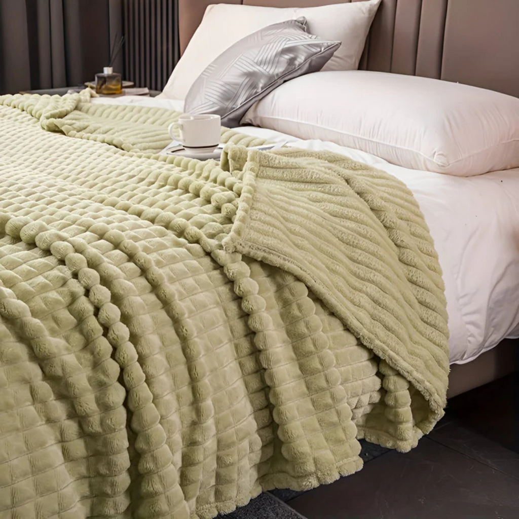 Elara Haus Coperta di Pile Testurizzata di Lusso