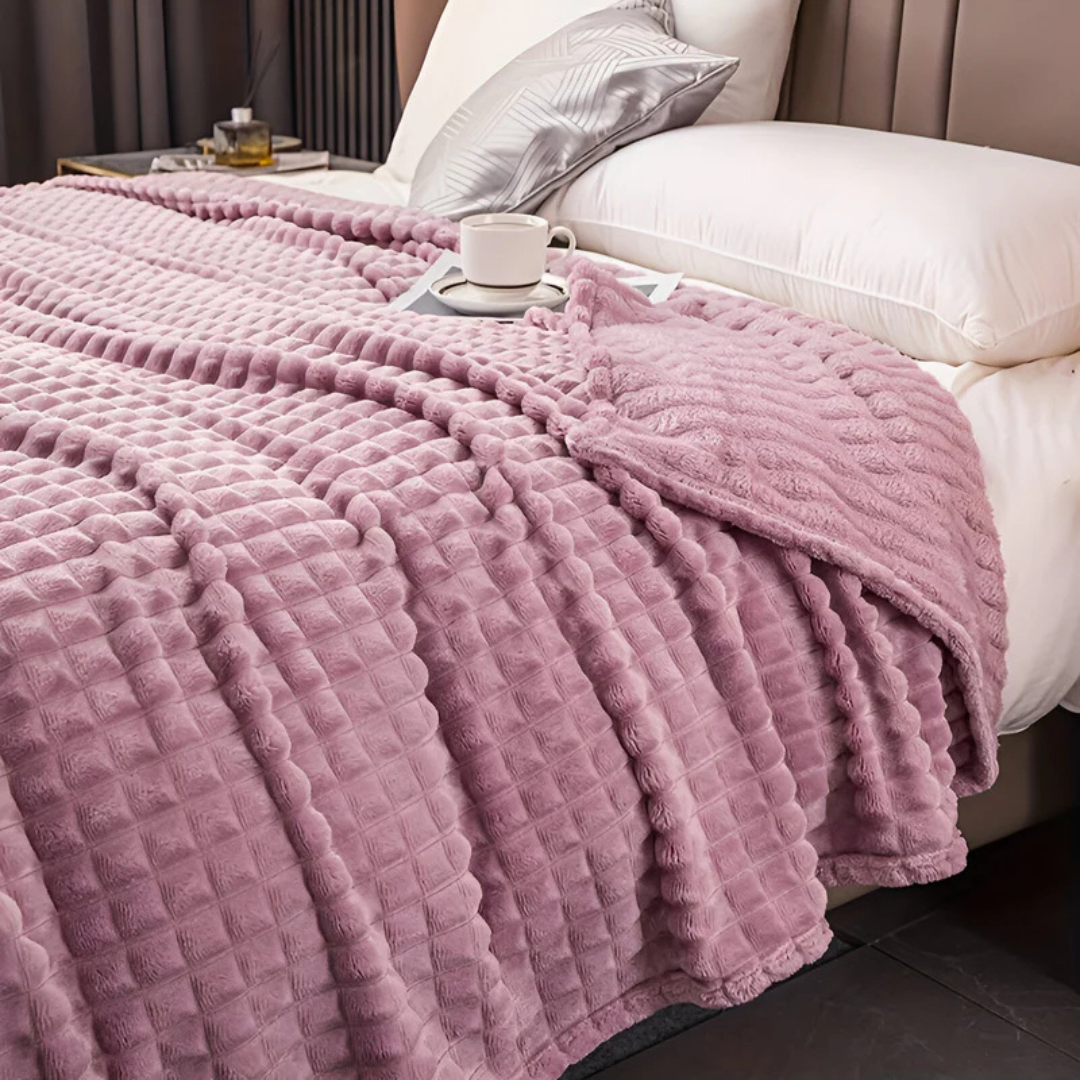 Elara Haus Coperta di Pile Testurizzata di Lusso