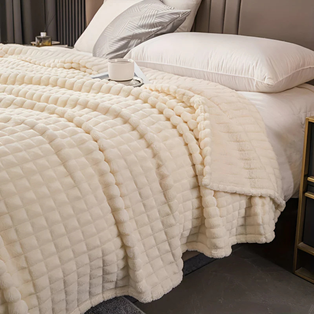 Elara Haus Coperta di Pile Testurizzata di Lusso