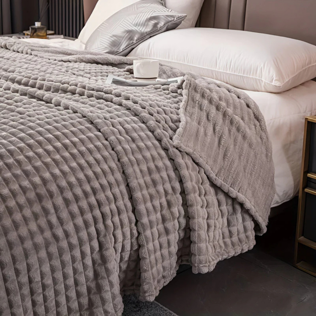 Elara Haus Coperta di Pile Testurizzata di Lusso