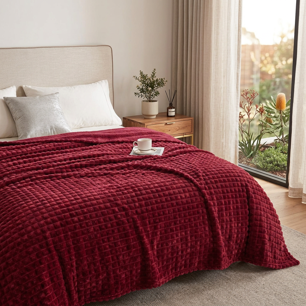 Elara Haus Coperta di Pile Testurizzata di Lusso