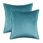 Set di Fodere per Cuscini Decorativi in Velluto di Lusso Elara Haus con Piping Su Misura