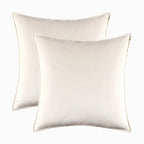 Set di Fodere per Cuscini Decorativi in Velluto di Lusso Elara Haus con Piping Su Misura