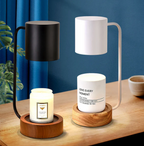 Lampada Riscaldante Elettrica Minimalista Elara Haus con Base in Legno