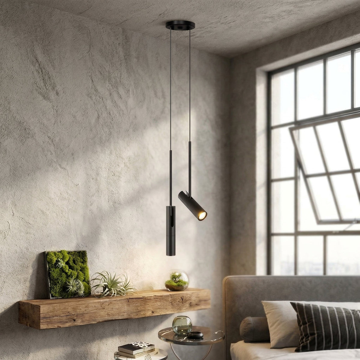 Elara Haus Moderno Sospensione Faretto Architettonico Regolabile in Metallo