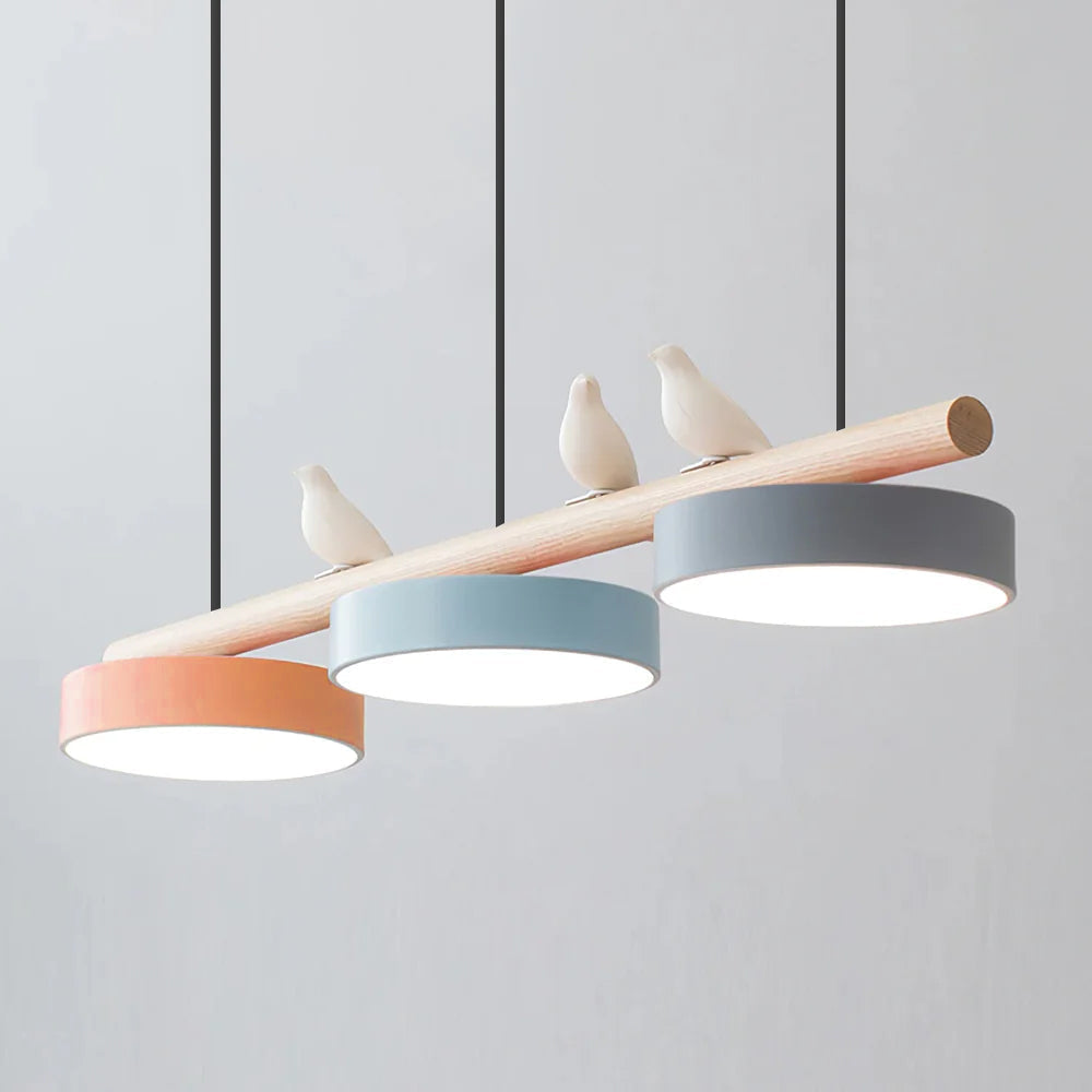 Elara Haus Modern Bird Suspension - Luce Decorativa Sienna