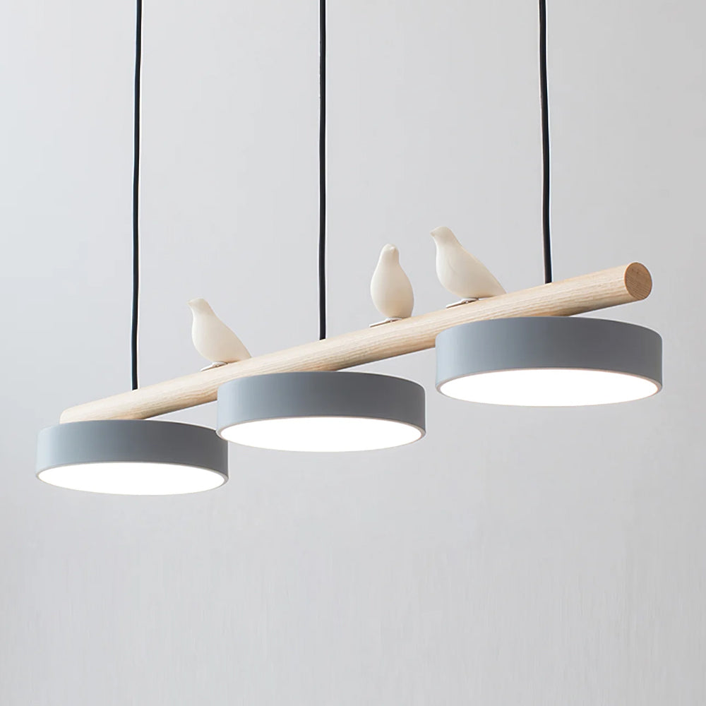 Elara Haus Modern Bird Suspension - Luce Decorativa Sienna
