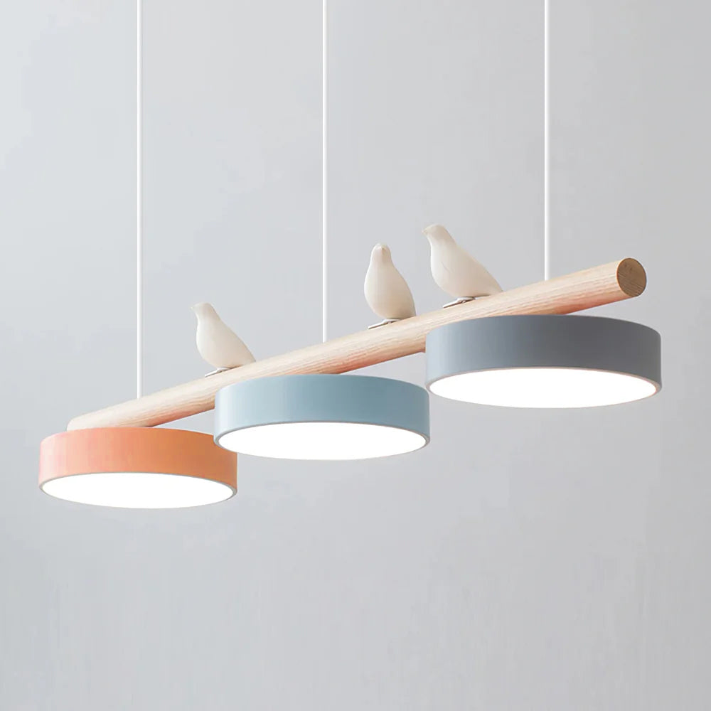 Elara Haus Modern Bird Suspension - Luce Decorativa Sienna