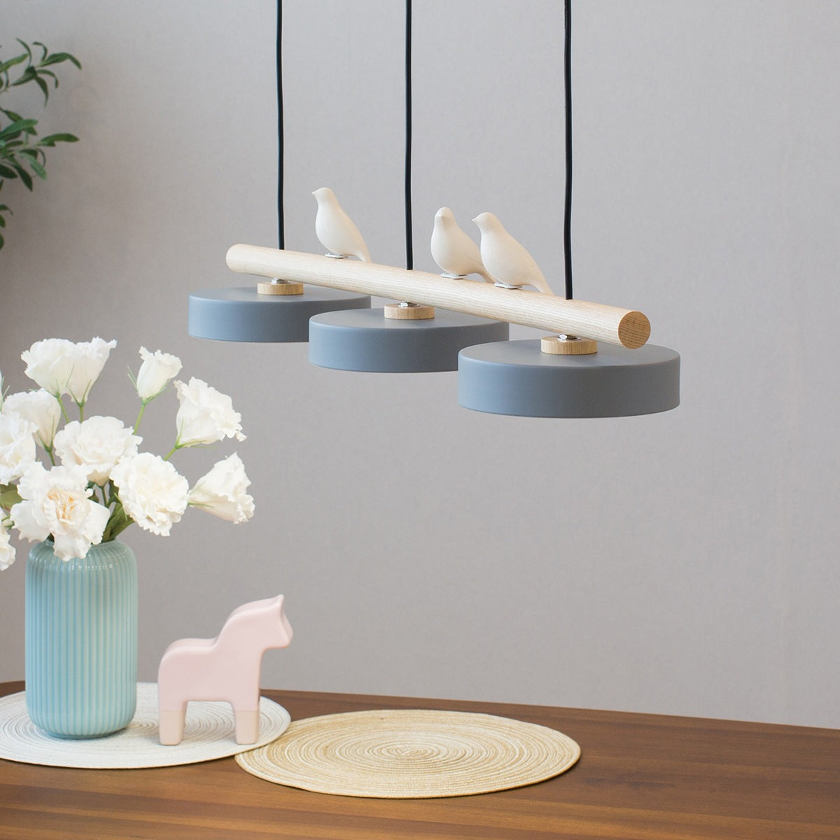 Elara Haus Modern Bird Suspension - Luce Decorativa Sienna