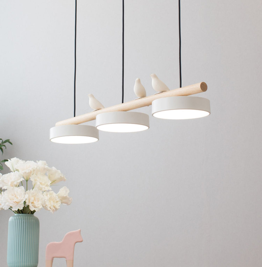 Elara Haus Modern Bird Suspension - Luce Decorativa Sienna