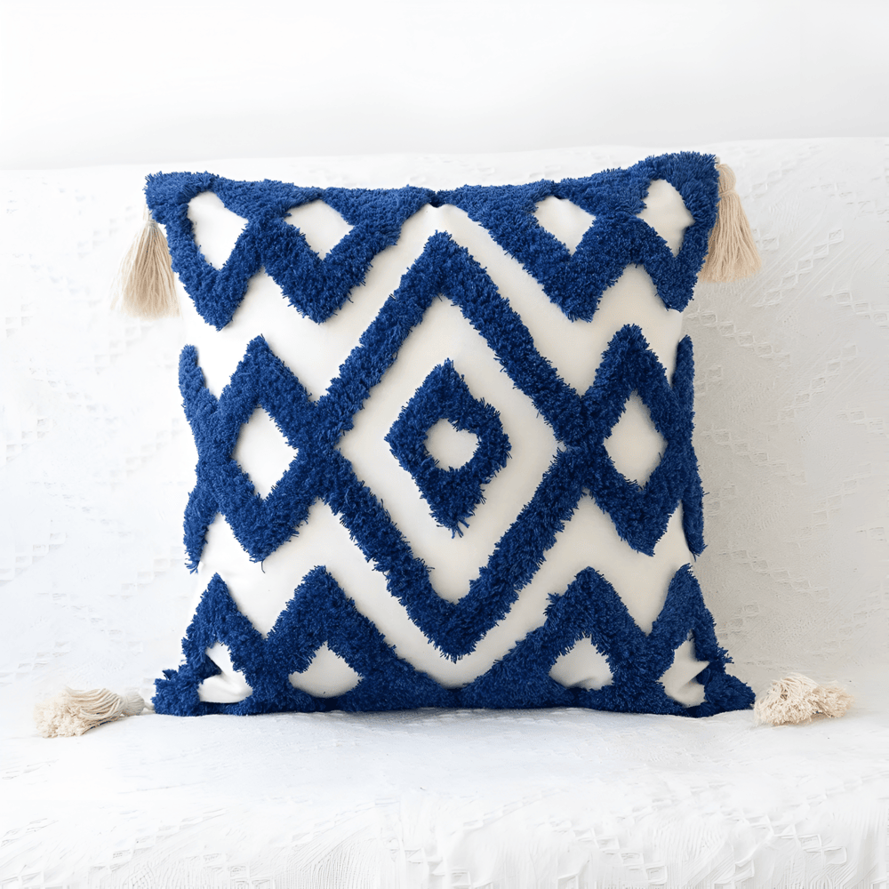 Elara Haus Modern Boho Copertura Accento a Quadri Tappezzata
