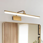 Elara Haus Moderno Lampadario LED Lineare in Ottone Spazzolato