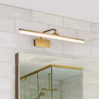 Elara Haus Moderno Lampadario LED Lineare in Ottone Spazzolato